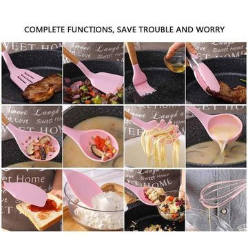 12 PCS Silicone Utensils Spoon Set - My Store