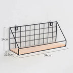 Checks and Boxes Wall Storage Shelf - My Store