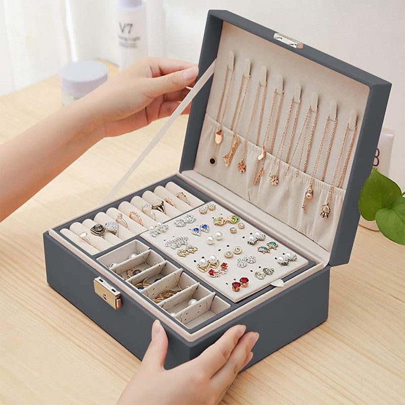 2 Layers Jewelry Organizer Box