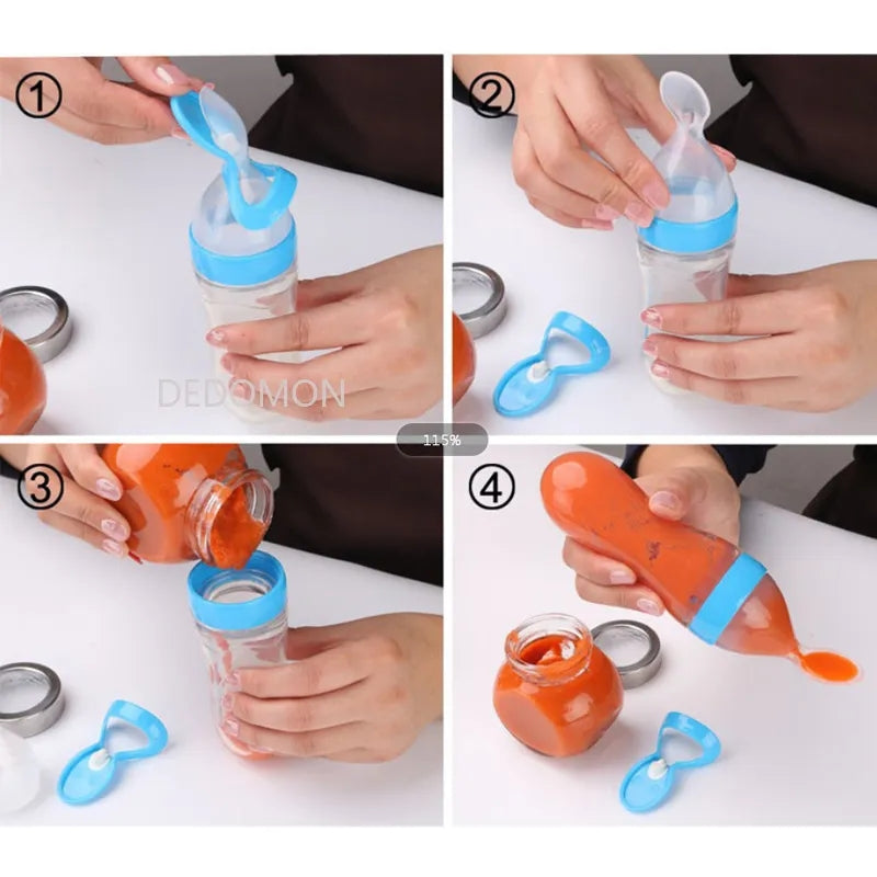 Silicone Baby Spoon Feeder - My Store