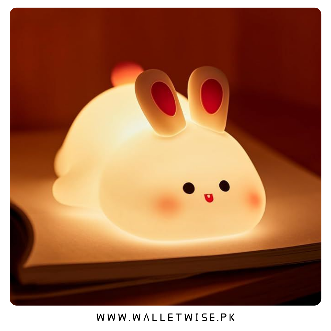 Cute Rabbit Desk Lamp Soft Night Light