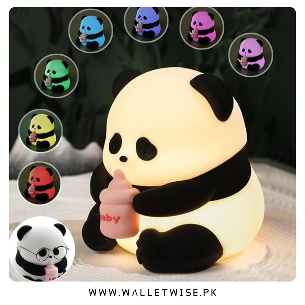 Cuddly Panda "Baby Feeder" Silicone LED Night Light