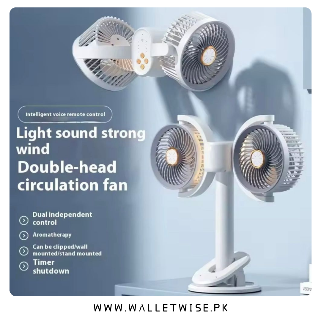 Dual Head Cooling Fan