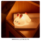 Cute Rabbit Desk Lamp Soft Night Light