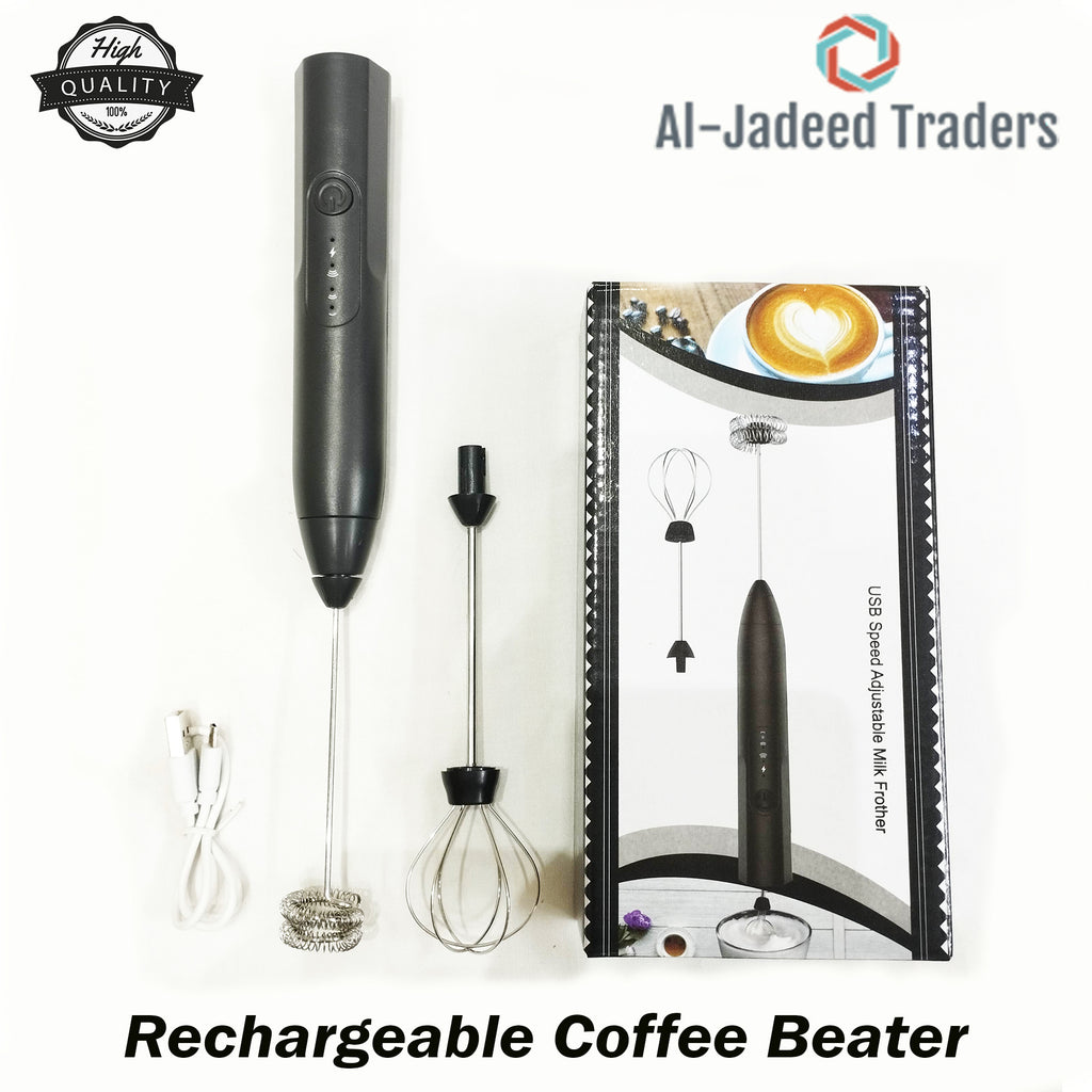 Coffee Beater and Egg Whisker - Rechargeable - Milk Frothe
