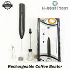 Coffee Beater and Egg Whisker - Rechargeable - Milk Frothe