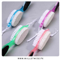 4-in-1 Pedicure Foot Scrubber, Multi-Use Foot File, Callus Remover, Pumice Stone, Nail Cleaning Brush & Buffing Tool for Dead Skin Removal and Foot Care