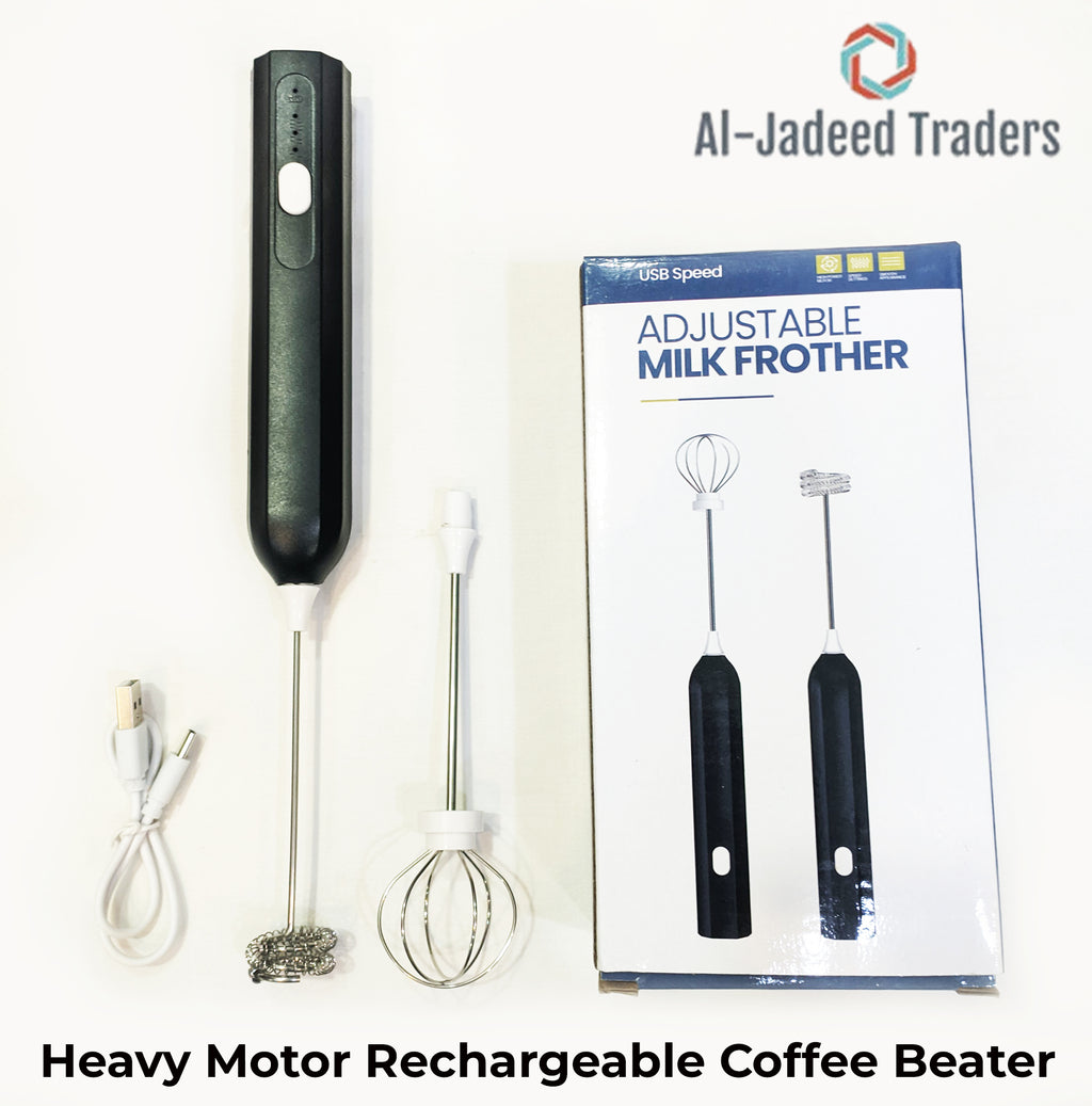 Coffee Beater and Egg Whisker - Rechargeable - Milk Frothe