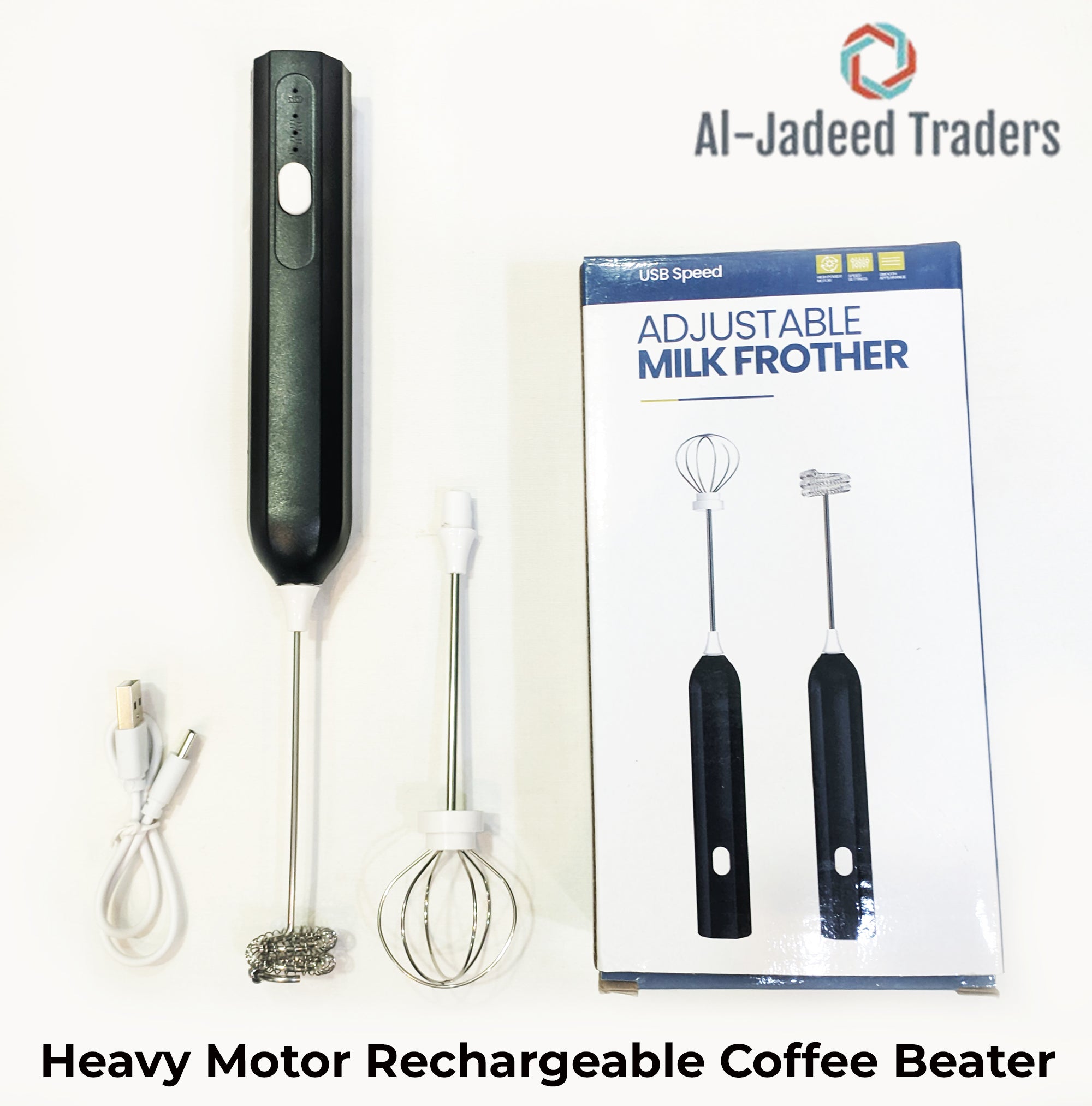 Coffee Beater and Egg Whisker - Rechargeable - Milk Frothe