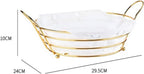 Metal Fruit Storage Basket, Snacks Storage And Organizer Plate - My Store
