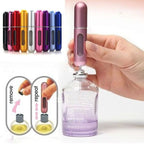 5ML refillable perfume atomizer spray bottle with leak proof travel size design and viewing window