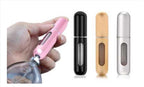 5ML refillable perfume atomizer spray bottle with leak proof travel size design and viewing window