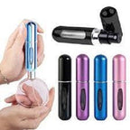 5ML refillable perfume atomizer spray bottle with leak proof travel size design and viewing window