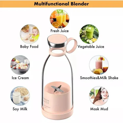 Portable juicer blender