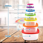 Stackable Food Storage Containers Set