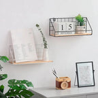 Checks and Boxes Wall Storage Shelf - My Store