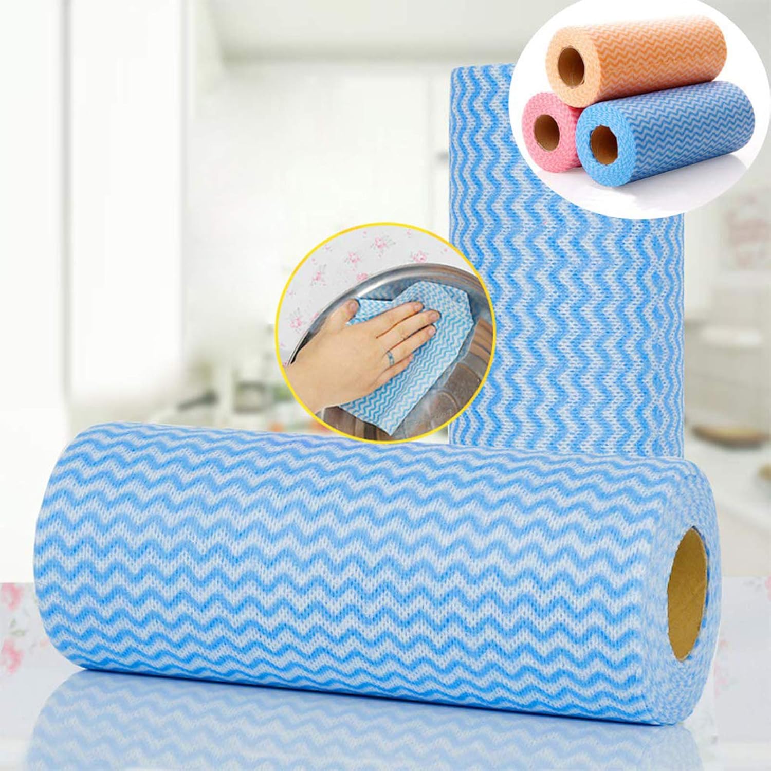 Reusable Cleaning Cloths Roll (50pcs) - My Store