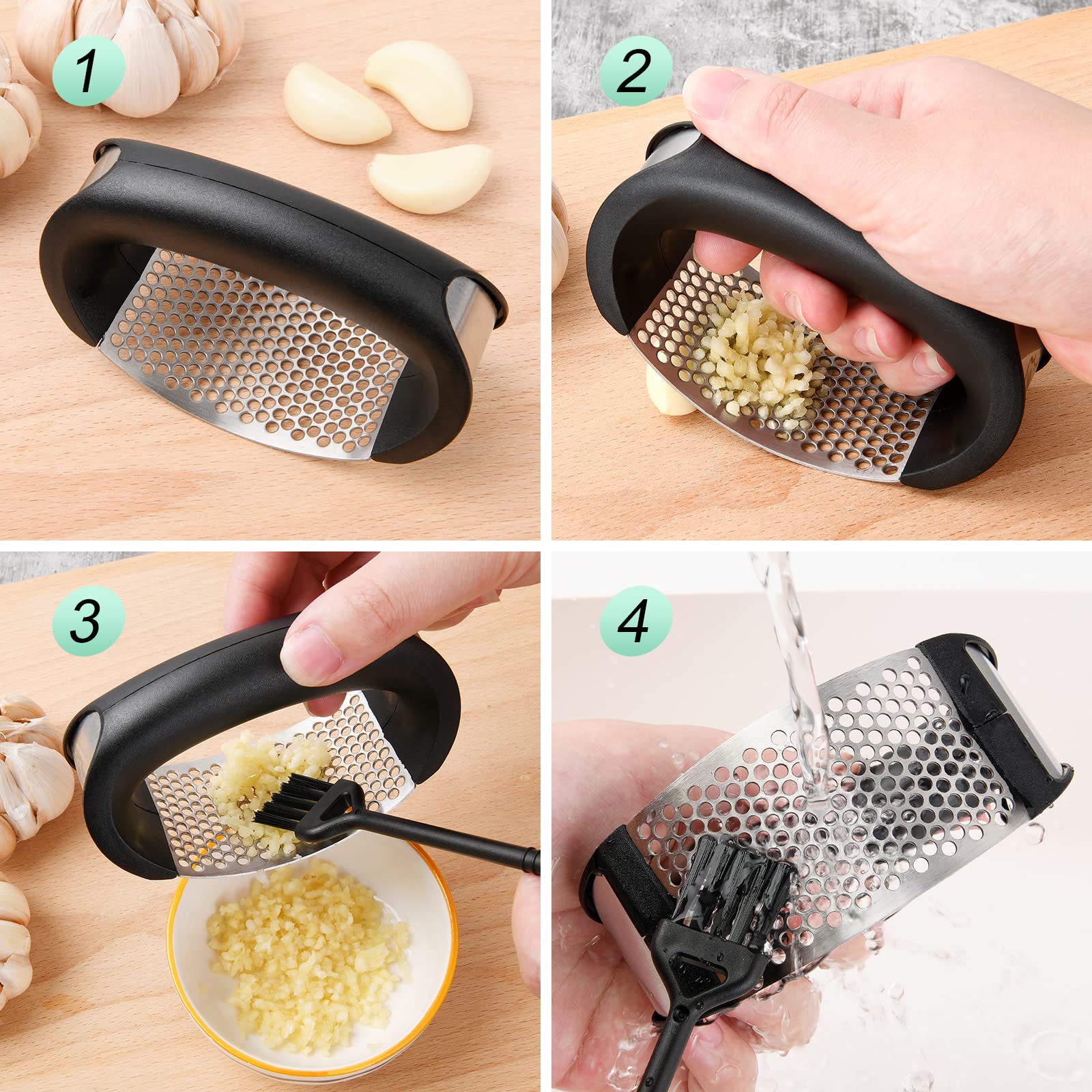 Garlic Press Crusher