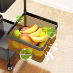 Rolling Mesh Storage Cart (5 layers)