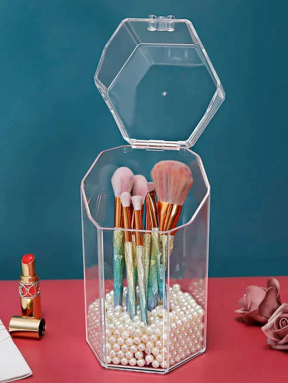 Acrylic Pearl Brush Holder - My Store