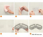Metal Wall-Mounted Corner Shelf - My Store