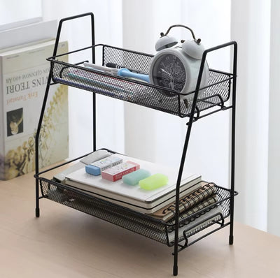 2-Layer Metal Storage Stand - My Store