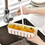 Acrylic 4 Grid Sealed Fridge Storage Box With Strainer - My Store