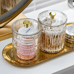 Acrylic Round Cotton Bud Holder - My Store