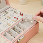 2Layer Leather Jewelry Organizer - My Store