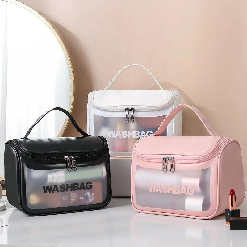PU Leather Travel Cosmetic Wash Bag - My Store