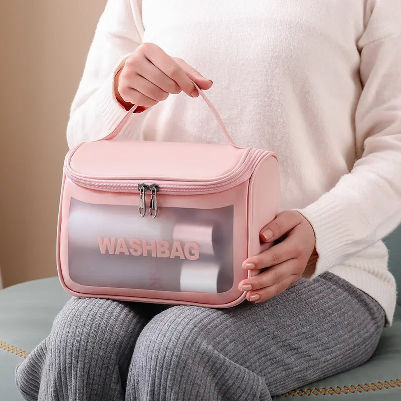 PU Leather Travel Cosmetic Wash Bag - My Store