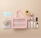 3 pcs set PU Leather Travel Cosmetics Washbag - My Store