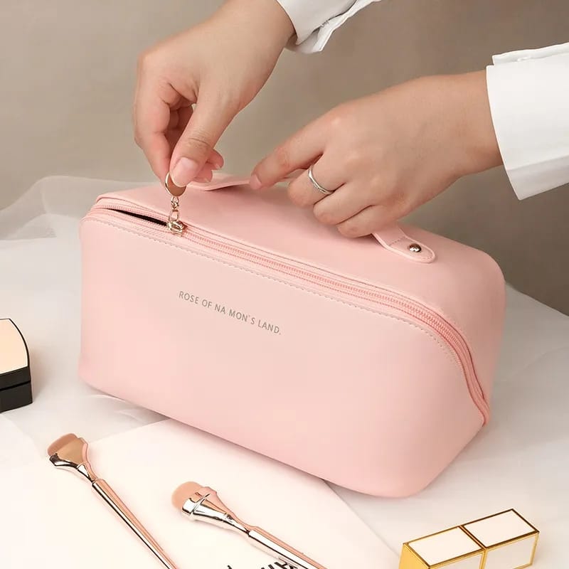 Leather Cosmetic Organizer Pouch - My Store