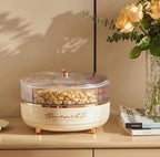 Double Layer Transparent Nuts And Snacks Tray - My Store