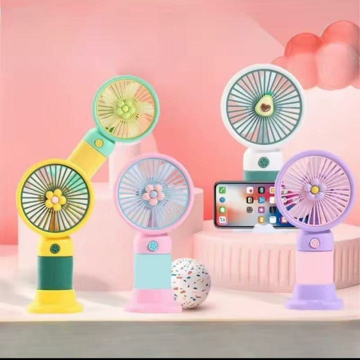 USB Mini Wind Power Handheld Fan (RANDOM)