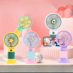 USB Mini Wind Power Handheld Fan (RANDOM)