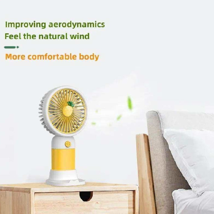 USB Mini Wind Power Handheld Fan (RANDOM)
