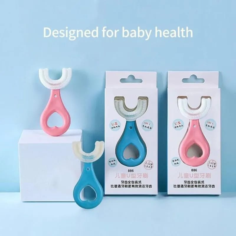 U Shape Silicon Kids Teeth Brush - My Store