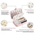 Medium Leather Jewelry Organizer - My Store