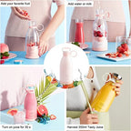 Portable juicer blender