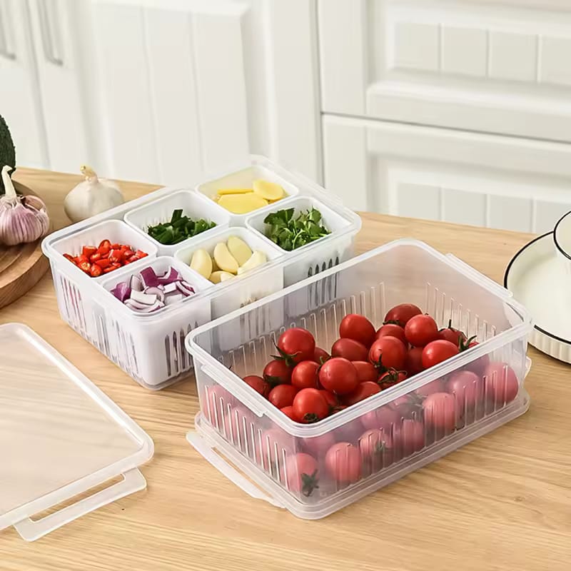 Multi-Compartment Food Storage Container