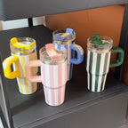 Stripes Tumbler For Kids Mini 14Oz Stainless Steel