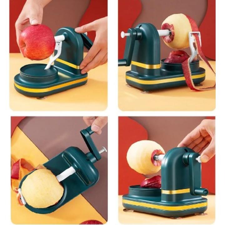 Manual Fruit Peeler, Hand Crank Fruit Peeler, Multifunction Suction Quick Peeler