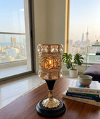 Luxury Gold Crystal Candle Holder