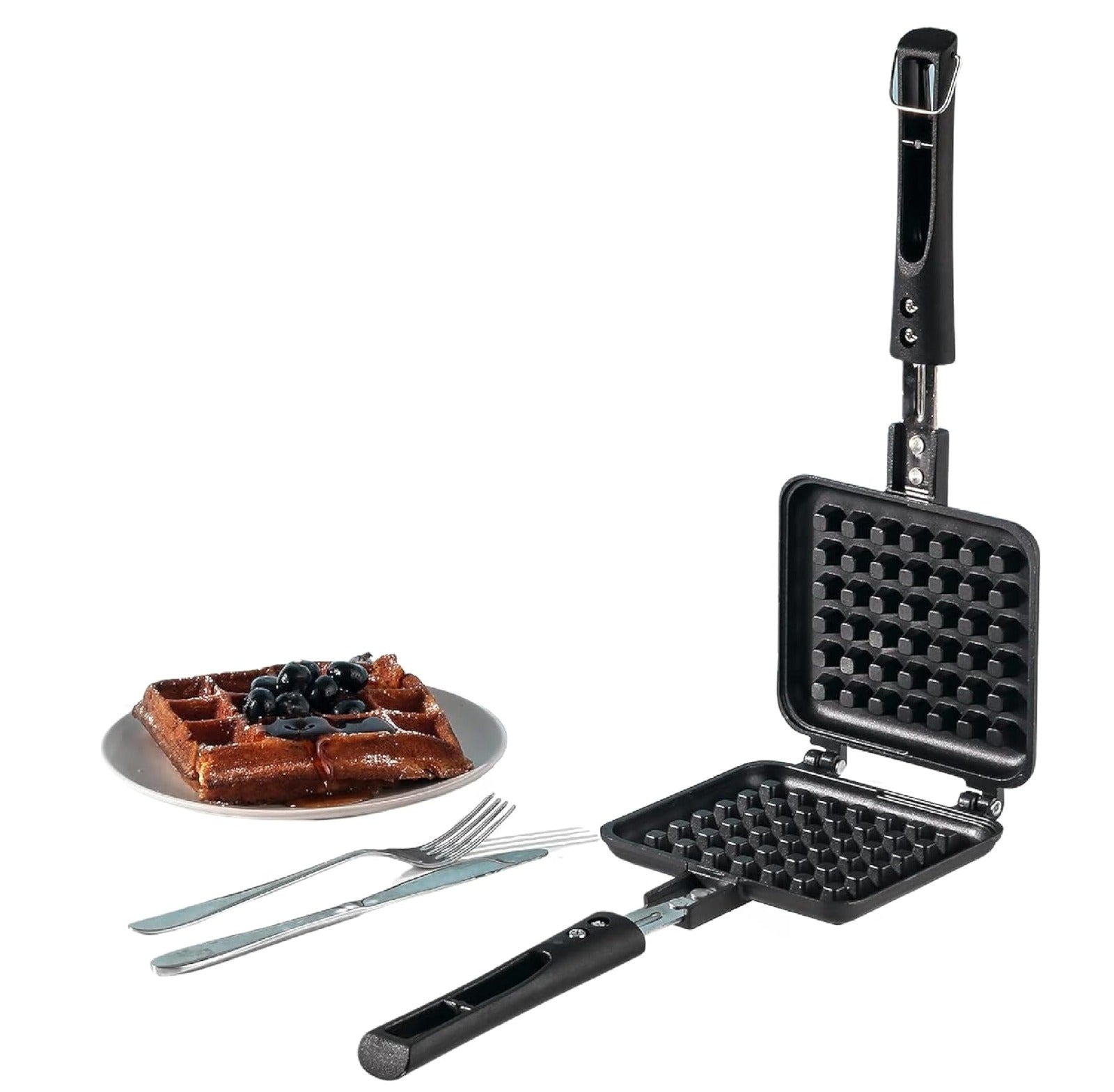 Non-Stick Waffle Maker Pan - Non-Stick Waffles Making Mold Sandwich Toaster
