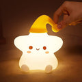 Rechargeable Silicone Star Lamp, Little Star Night Lamp, Mini Star Table Lamp, Cute LED Star Night Light