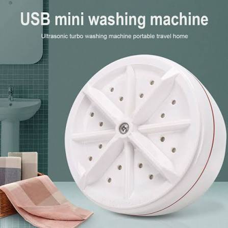 Mini Portable Ultrasonic Turbine Washing Machine