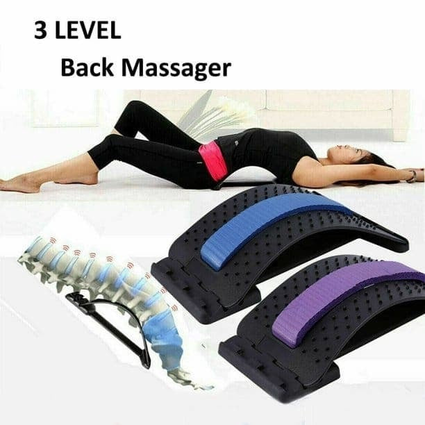 Multi-Level Lumbar Support Stretcher Spinal, Lower and Upper Muscle Pain Relief