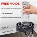 Automatic Cup Washer, Faucet Glass Cleaner For Kitchen Sink High Pressure Glass Cleaner