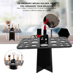 26 Hole Makeup Brush Air Drying Brush Holder Cosmetic Brush Drying Rack